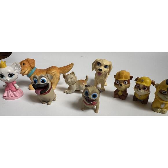 Lot Of 10 Mixed Disney Jr Puppy Dog Pals Deluxe Friends Figure Play Set - Picture 3 of 4
